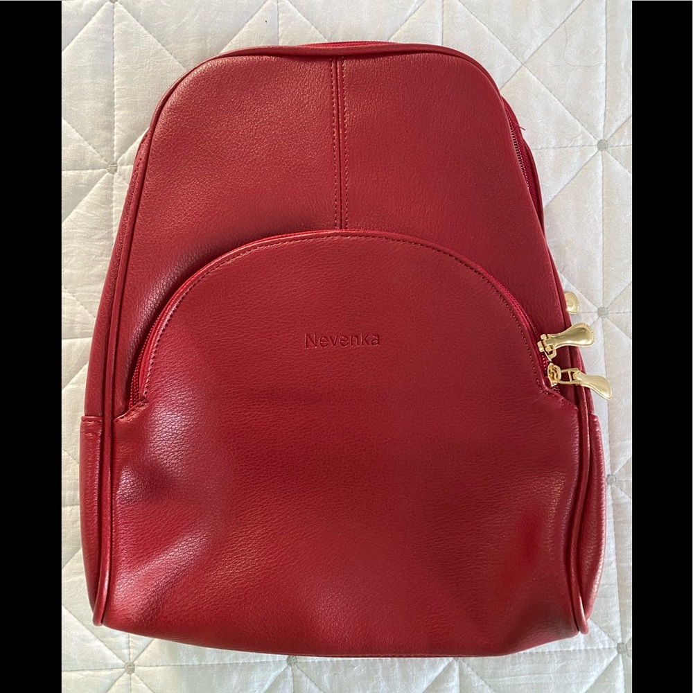 NWOT Nevenka red backpack